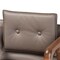 Baxton Studio Marcena Mid-Century Modern Grey Imitation Leather Upholstered 2-Piece Wood Dining Chair Set, PR Set of 2 188-11664-ZORO - alternate 8